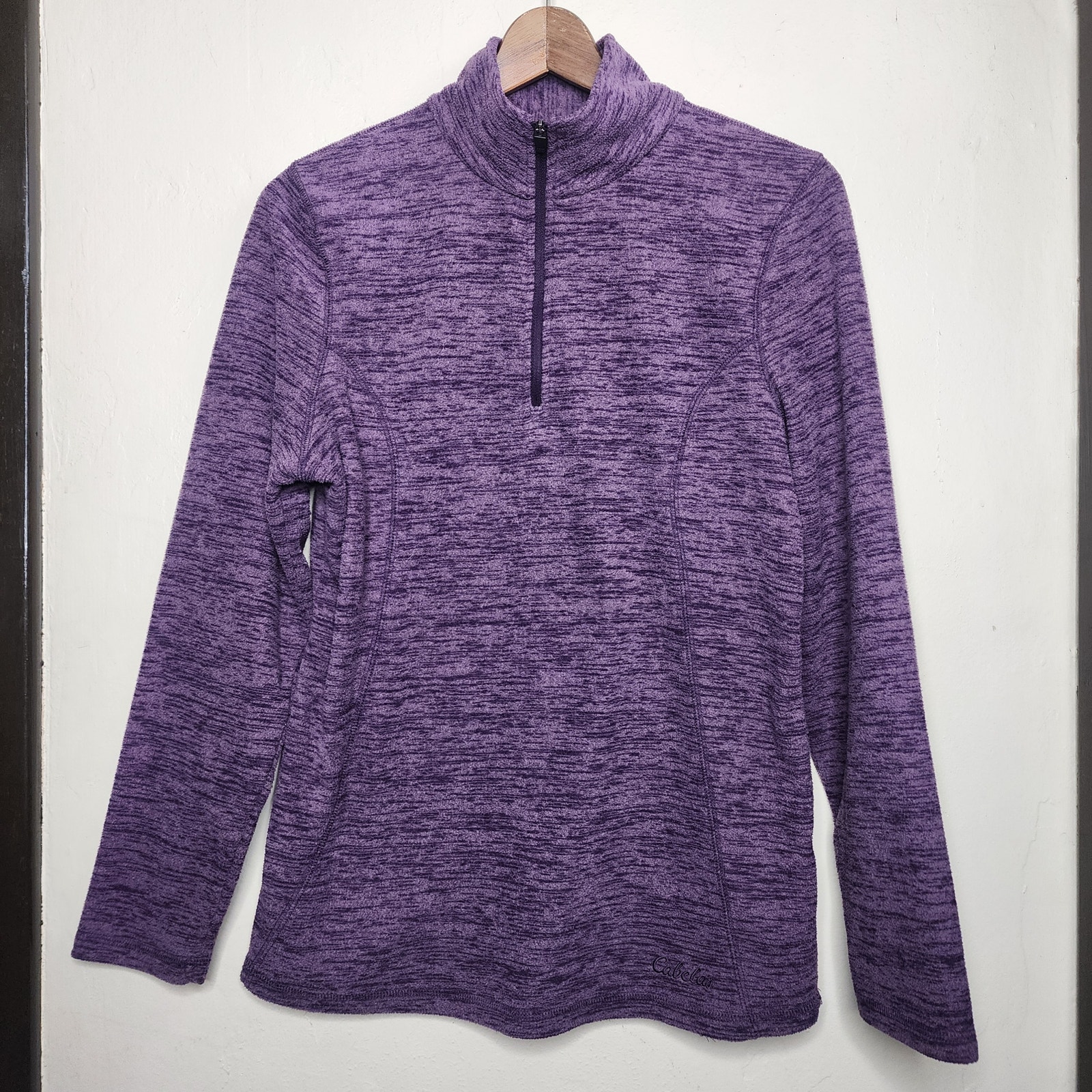 3 For $18 Cabela's Purple Fleece 1/4 Zip Pullover Top Women's Size M